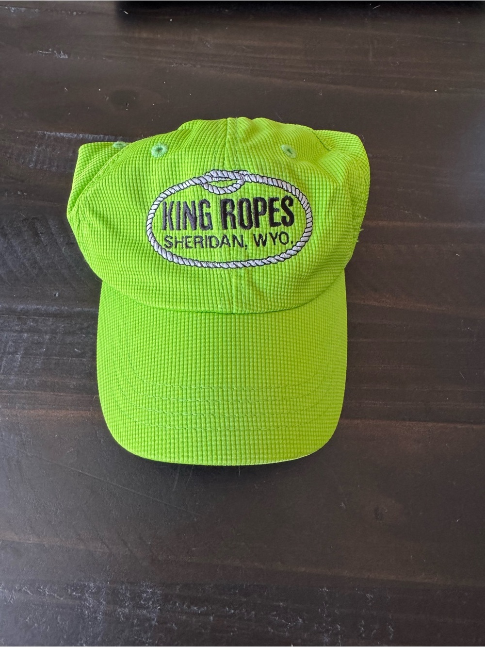 Sheridan, WYO Neon Green Baseball Cap
